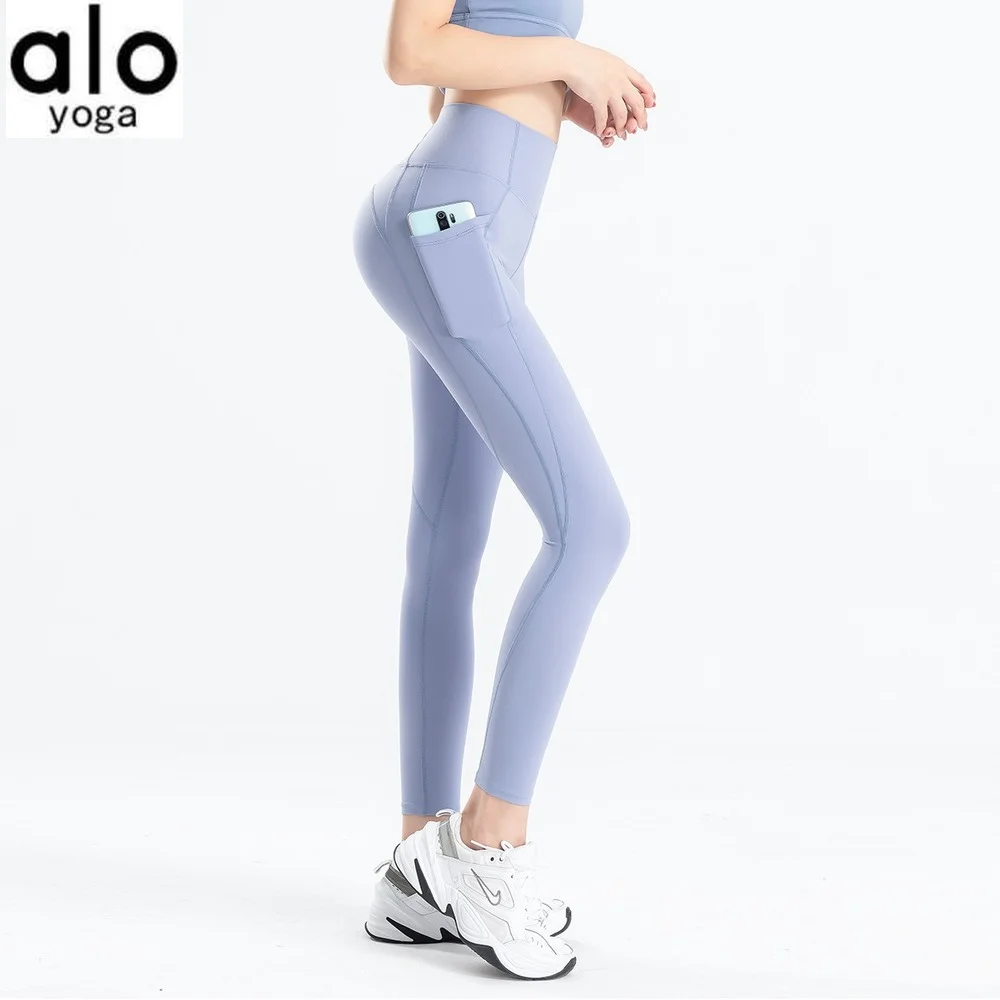 Alo Yoga New Women's leggings Nylon Slim Hip Pants Fitness Casual Running Squat Riding Shaping Pants High Waist Side Back Pocket
Alo Yoga New Women's leggings Nylon Slim Hip Pants Fitness Casual Running Squat Riding Shaping Pants High Waist Side Back Pocket