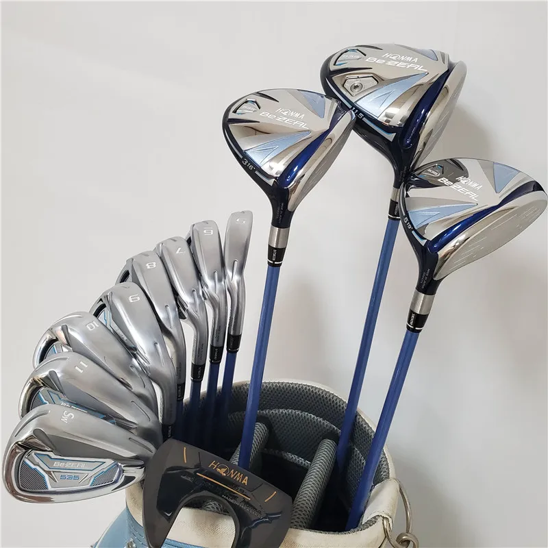 Women Golf clubs set HONMA Golf Club HONMA BEZEAL 535 Golf Complete Set with wood putter Head Cover (No Bag)
Women Golf clubs set HONMA Golf Club HONMA BEZEAL 535 Golf Complete Set with wood putter Head Cover (No Bag)