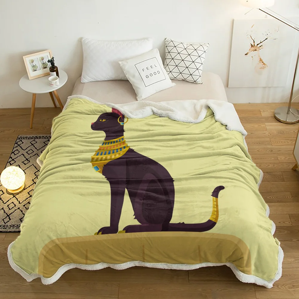 Ancient Egypt Cat Animal Kitten Plush Throw Blanket Sherpa Fleece Bedspread Blankets Sofa Cover Bedding Picnic Wool Soft Blanket
Ancient Egypt Cat Animal Kitten Plush Throw Blanket Sherpa Fleece Bedspread Blankets Sofa Cover Bedding Picnic Wool Soft Blanket
