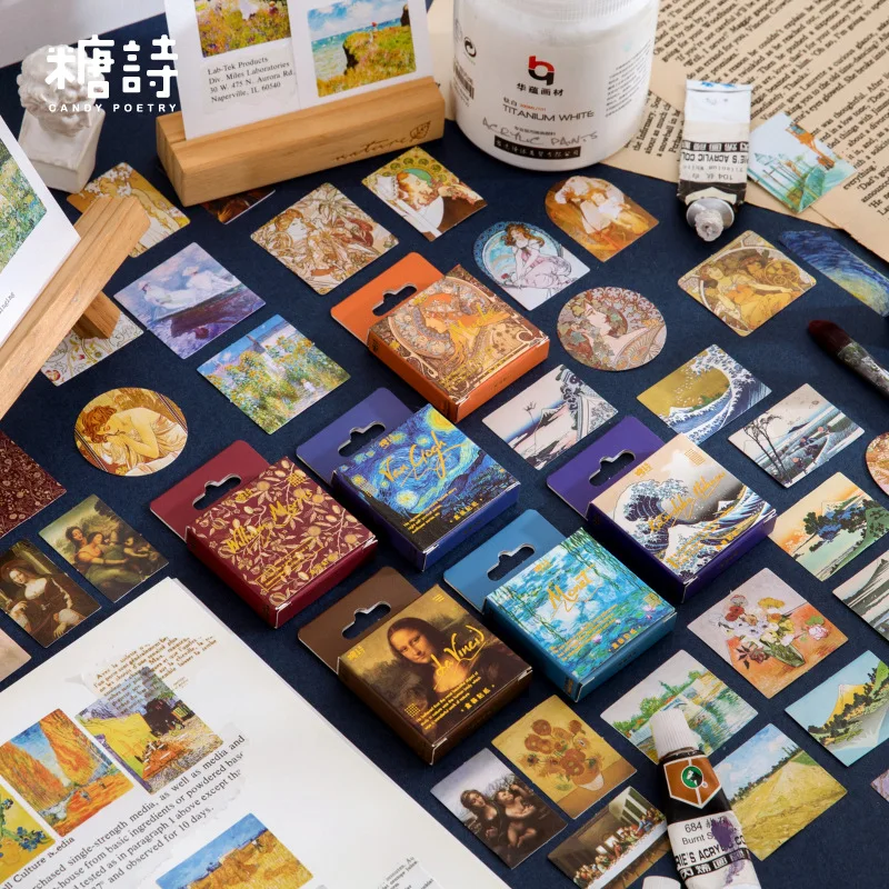 45 pcs World Famous Painting Decorative Stickers Scrapbooking diy Stick Label Diary Stationery Album Journal van gogh
45 pcs World Famous Painting Decorative Stickers Scrapbooking diy Stick Label Diary Stationery Album Journal van gogh