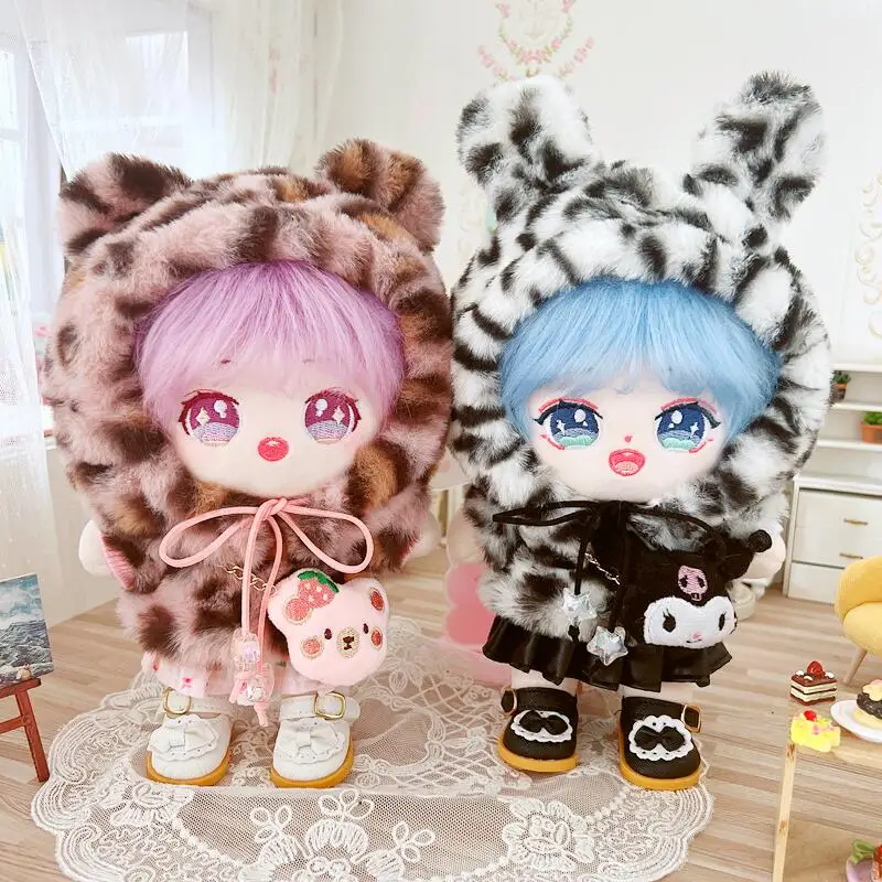 Cotton doll 20cm baby clothes star doll normal body fat body naked baby leopard print hoodie black pink doll clothes accessories
Cotton doll 20cm baby clothes star doll normal body fat body naked baby leopard print hoodie black pink doll clothes accessories