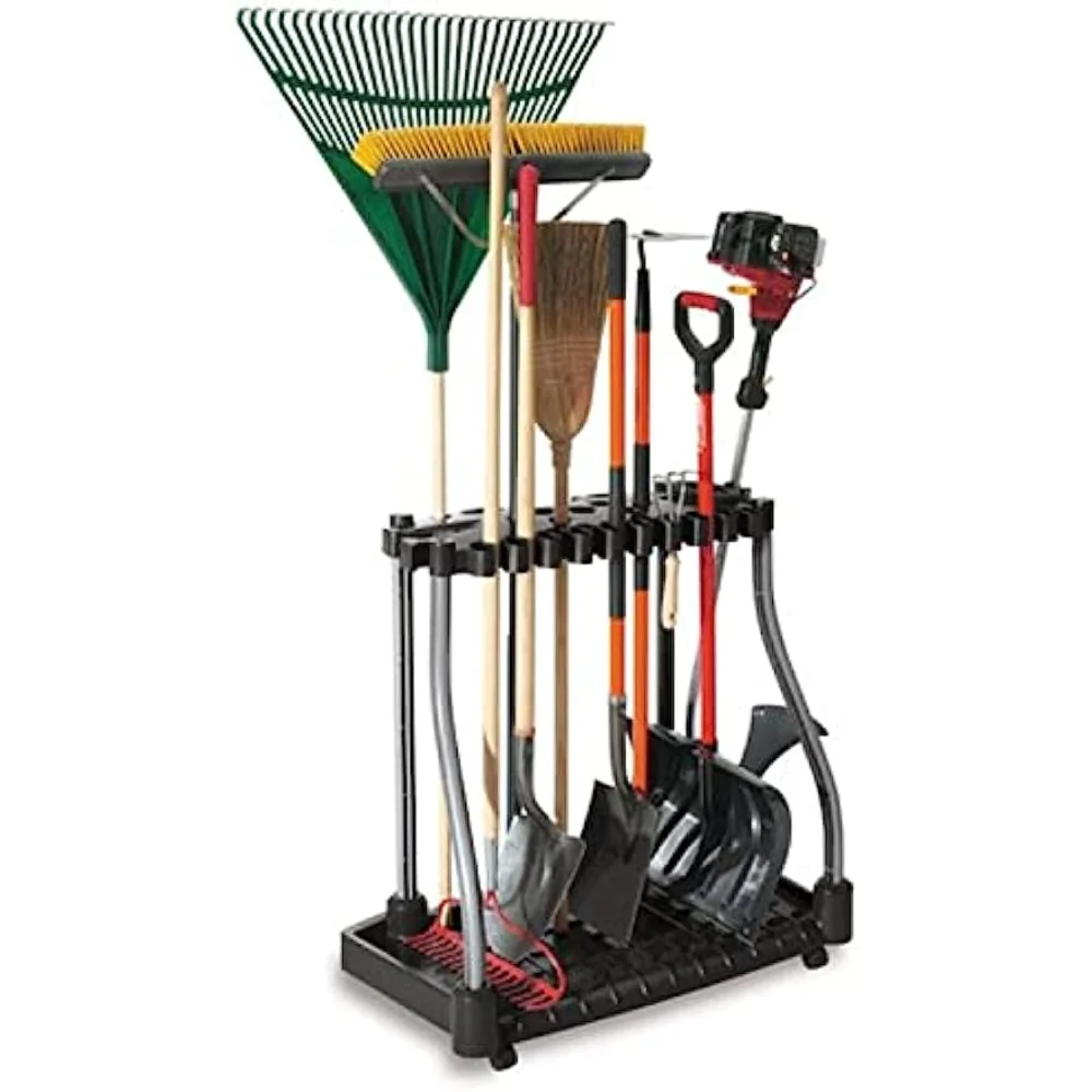 Garage Tool Tower Rack Easy Assemble Wheeled Organizes 40 Long-Handled Tools/Rakes/ Brooms/Shovles in Home/House/Outdoor/Shed
Garage Tool Tower Rack Easy Assemble Wheeled Organizes 40 Long-Handled Tools/Rakes/ Brooms/Shovles in Home/House/Outdoor/Shed