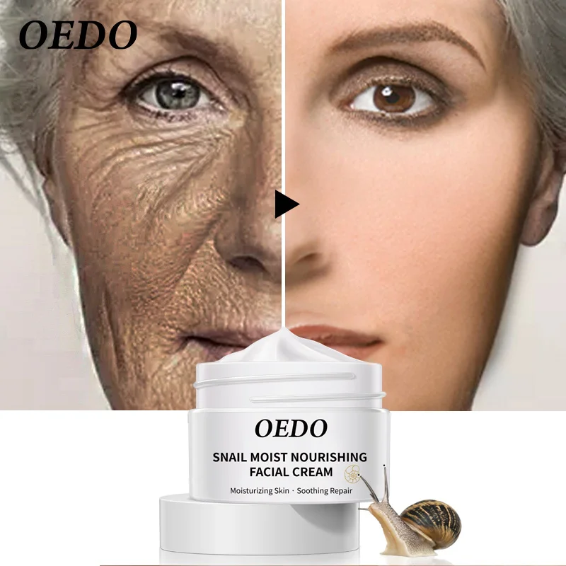 Snail Face Cream Collagen Anti-Wrinkle Whitening Facial Cream Hyaluronic Acid Moisturizing Anti-aging Nourishing Serum Skin Care
Snail Face Cream Collagen Anti-Wrinkle Whitening Facial Cream Hyaluronic Acid Moisturizing Anti-aging Nourishing Serum Skin Care