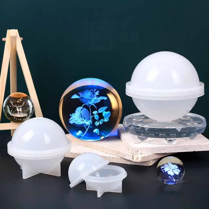 5pcs/ Set Ball Shape Silicone Mold Pendant Mould For Resin With Real Flower DIY Jewelry Making Tools Craft Cake Moulds Bake Tool
5pcs/ Set Ball Shape Silicone Mold Pendant Mould For Resin With Real Flower DIY Jewelry Making Tools Craft Cake Moulds Bake Tool