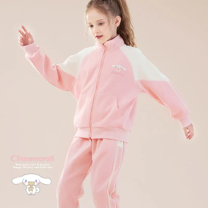 Sanrio Children Sweatshirt Sets Cinnamoroll Sets Cartoon Kawaii Cute Student Autumn Sportswear Softness Set Toys Girls Gifts
Sanrio Children Sweatshirt Sets Cinnamoroll Sets Cartoon Kawaii Cute Student Autumn Sportswear Softness Set Toys Girls Gifts