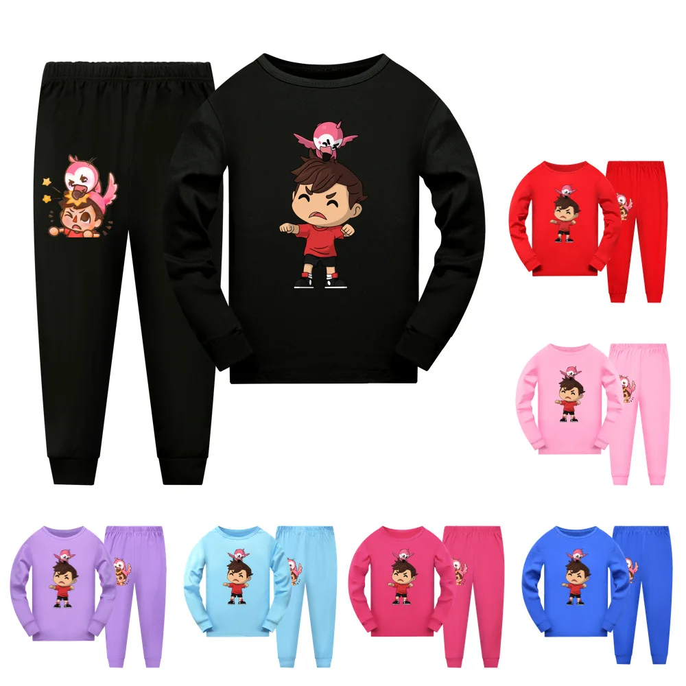 Children's Flamingo Flim Flam Boys Girs Pajamas Cartoon Print Kids Tops+Pants Sets Toddler Baby Spring Autumn Sleepwear Clothes
Children's Flamingo Flim Flam Boys Girs Pajamas Cartoon Print Kids Tops+Pants Sets Toddler Baby Spring Autumn Sleepwear Clothes