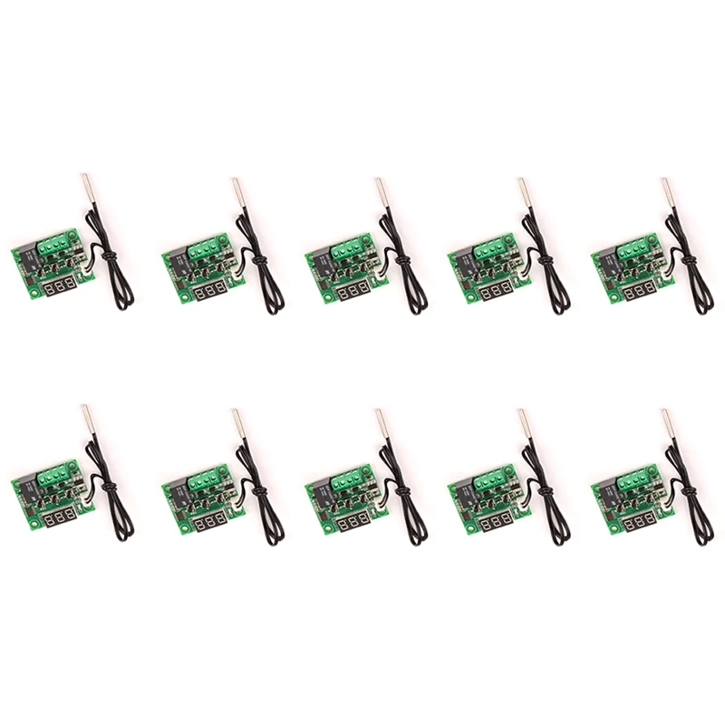 10 PCS W1209 DC 12V Red Heat Cool Temp Thermostat Temperature Control Switch Temperature Controller
10 PCS W1209 DC 12V Red Heat Cool Temp Thermostat Temperature Control Switch Temperature Controller