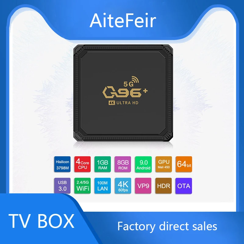 4K Network Player TV Box Android 9.0 2GB 16GB 3D Video HDMI2.0 Media Player 2.4G 5GHz Wifi Set Top Box Smart TV Box
4K Network Player TV Box Android 9.0 2GB 16GB 3D Video HDMI2.0 Media Player 2.4G 5GHz Wifi Set Top Box Smart TV Box
