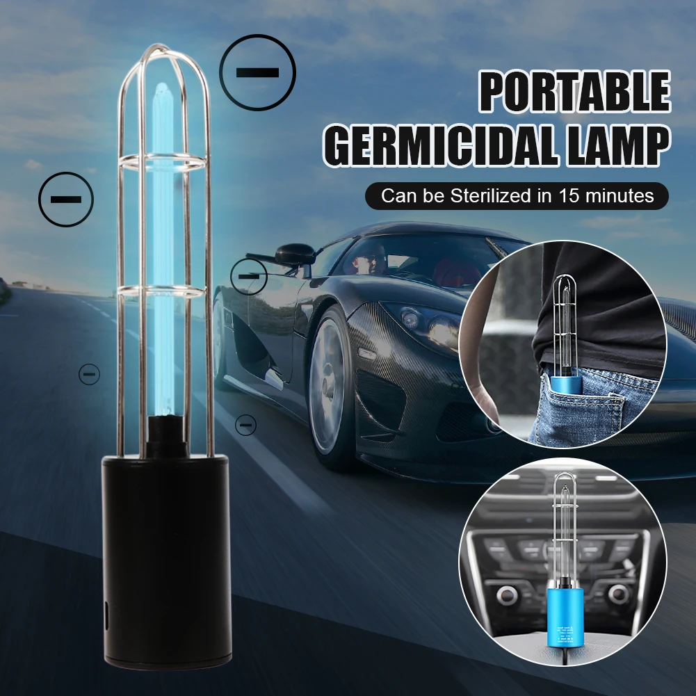 Car Sterilization UV LED Lamp Tube Disinfection UVC Ultraviolet Light Bulb Portable Sterilization Lamp For Car Home
Car Sterilization UV LED Lamp Tube Disinfection UVC Ultraviolet Light Bulb Portable Sterilization Lamp For Car Home