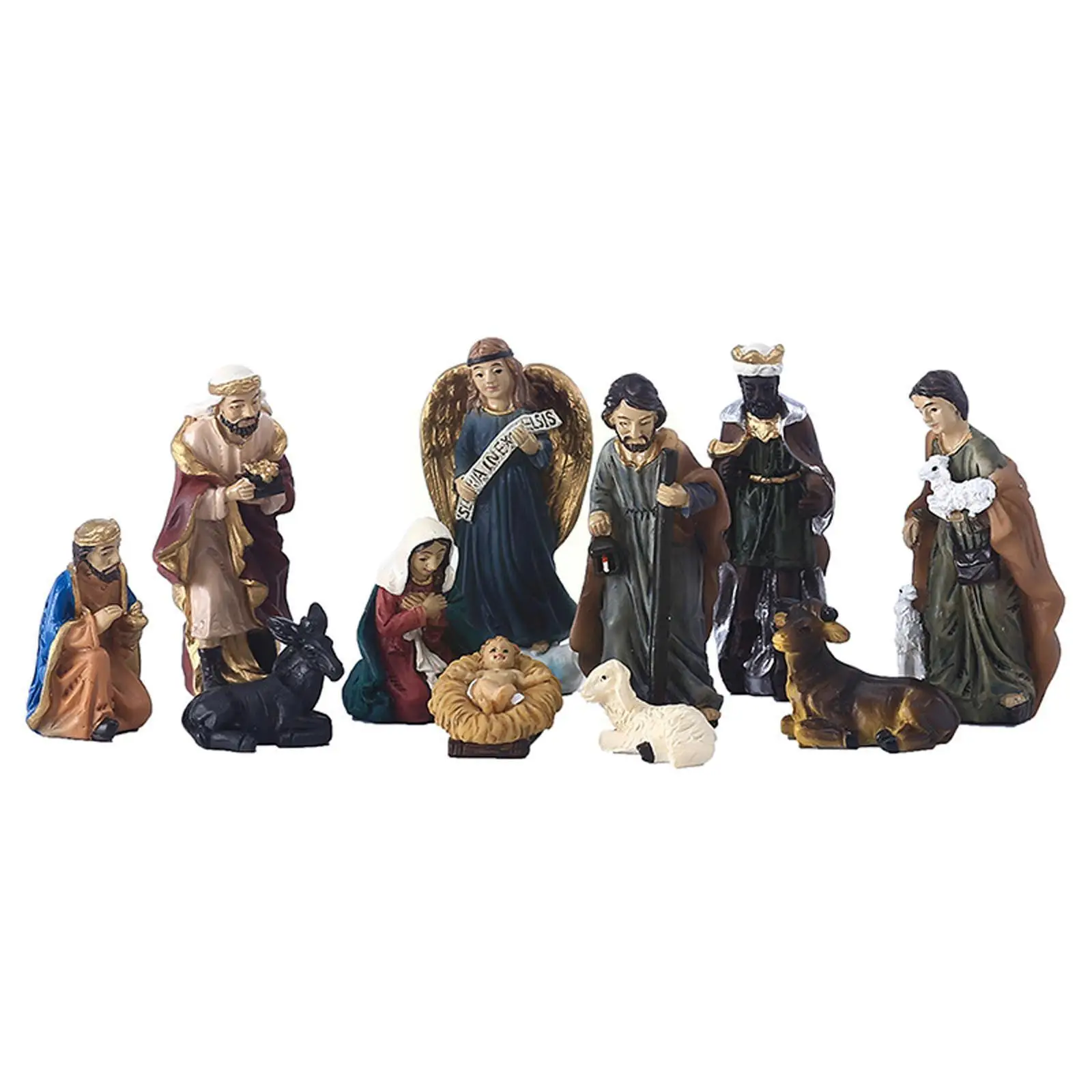Christ Birth Nativity Scene Gifts Crafts Resin Shepherd Decoration Cn(origin) Room Religious Christian Christmas Figurines Q9c4
Christ Birth Nativity Scene Gifts Crafts Resin Shepherd Decoration Cn(origin) Room Religious Christian Christmas Figurines Q9c4