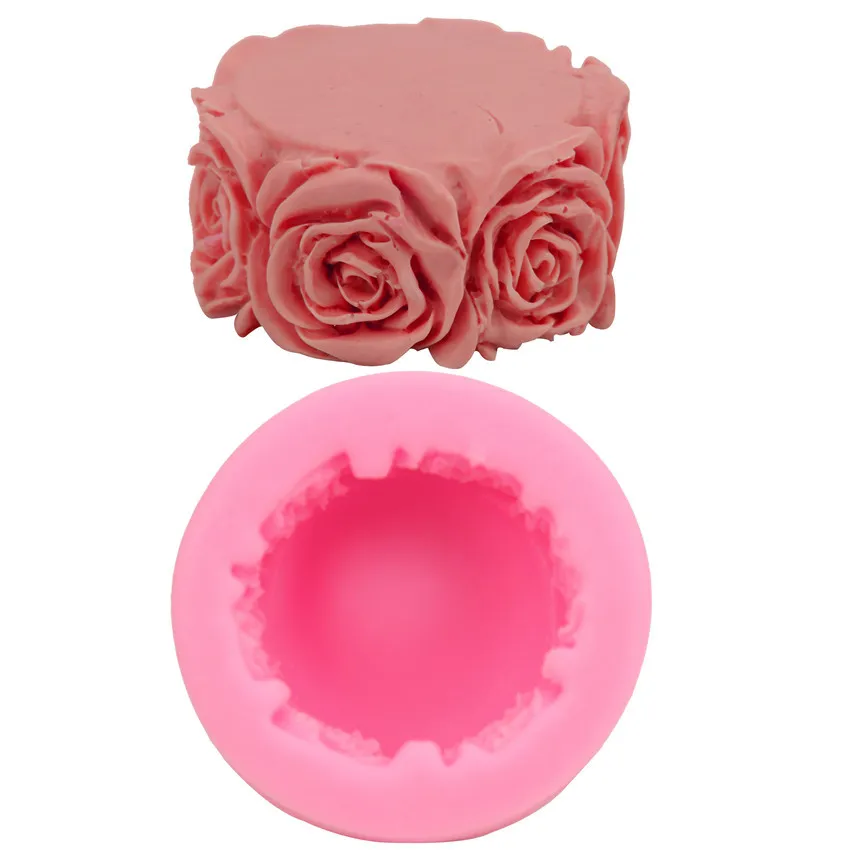 Rose cylindrical sugar cake mould liquid silica gel DIY baking tool kitchen gadget
Rose cylindrical sugar cake mould liquid silica gel DIY baking tool kitchen gadget