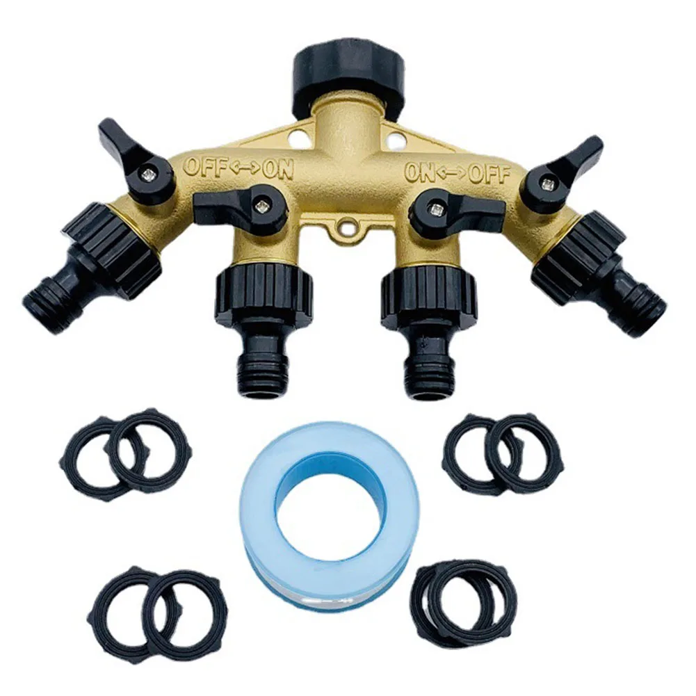 Garden Supplies 4-way Distributor Brass For Agriculture For Dishwashers Garden Garden Hoses Industrial Irrigation
Garden Supplies 4-way Distributor Brass For Agriculture For Dishwashers Garden Garden Hoses Industrial Irrigation