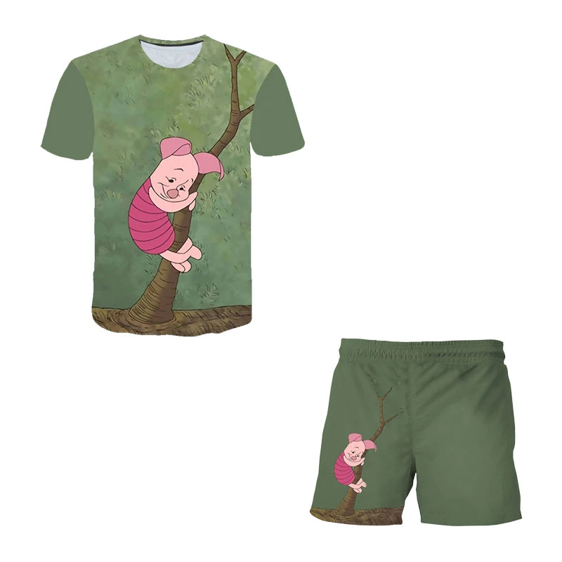 Disney Piglet 2pcs Boys Summer Clothes Sets Children Fashion Outfits for Baby Boy Toddler Tracksuits 3-14 Years Boy Clothing Set
Disney Piglet 2pcs Boys Summer Clothes Sets Children Fashion Outfits for Baby Boy Toddler Tracksuits 3-14 Years Boy Clothing Set