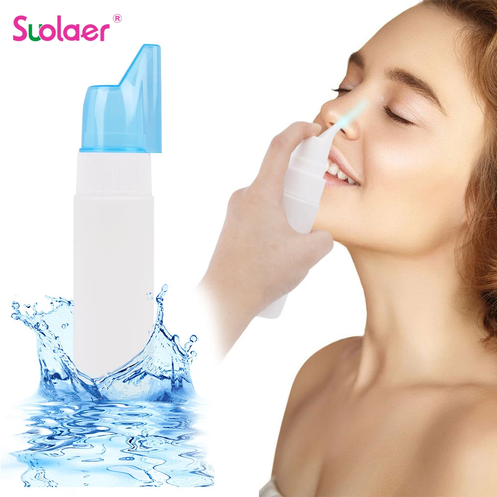 

70ml Nasal Irrigator Nose Cleaner Sinus Rinse Spray Adults Children's Neti Pot Allergic Rhinitis Sinusitis Washing Tools Health