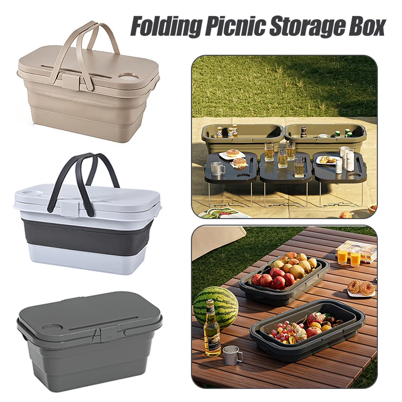 Multifunctional Folding Bucket Picnic Camping Box Portable Outdoor Travel Beach Food Fruit Water Container Organization Storage
Multifunctional Folding Bucket Picnic Camping Box Portable Outdoor Travel Beach Food Fruit Water Container Organization Storage