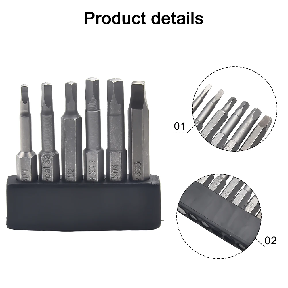 Screwdriver Bit Set Screwdriver Bits Alloy Steel Grey Hex Shank Magnetic Screwdriver SQ1-SQ5 Screwdriver Bit Set
Screwdriver Bit Set Screwdriver Bits Alloy Steel Grey Hex Shank Magnetic Screwdriver SQ1-SQ5 Screwdriver Bit Set