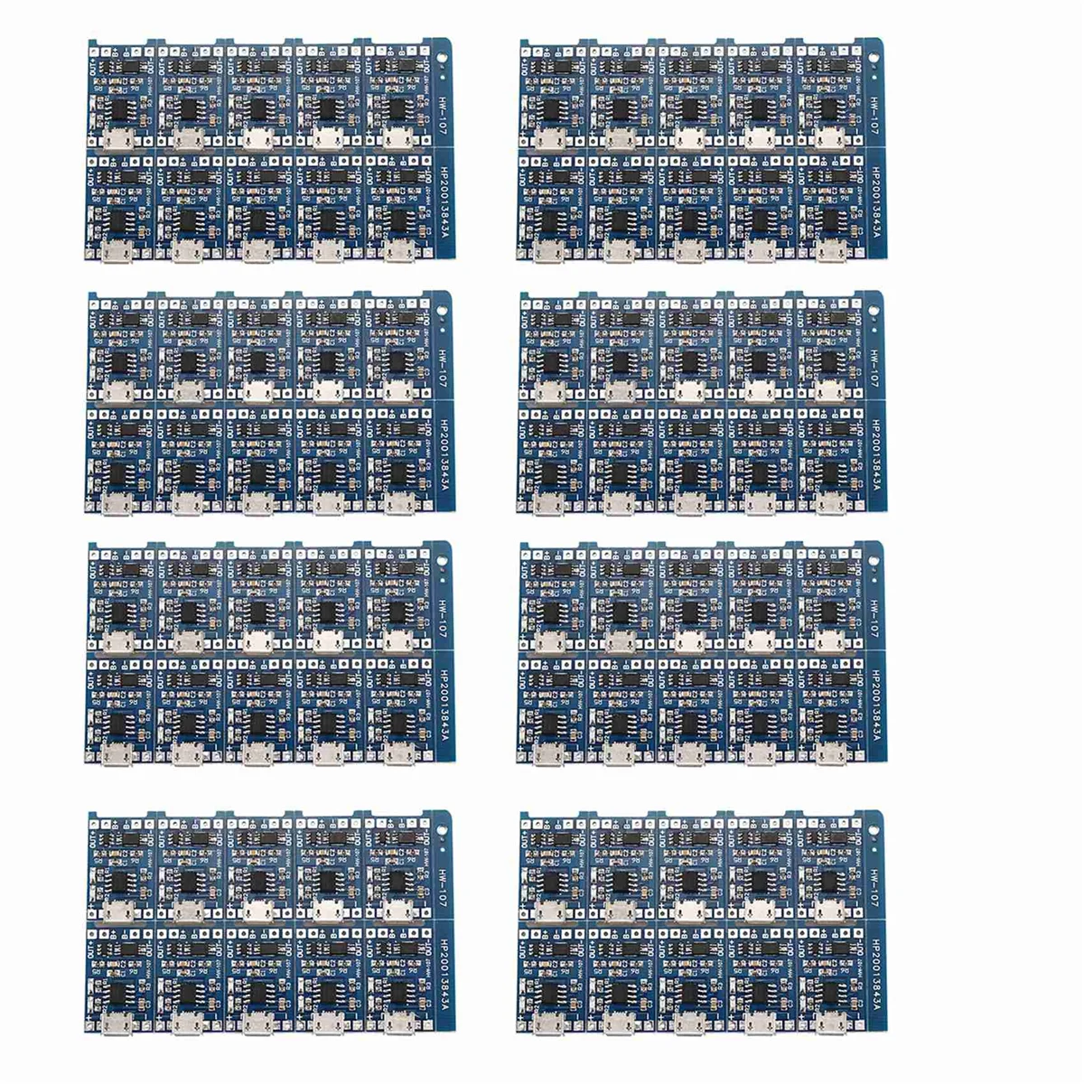 80Pcs 5V Mini USB 1A 18650 for Lithium Battery Charging Board with Protection Charger Module
80Pcs 5V Mini USB 1A 18650 for Lithium Battery Charging Board with Protection Charger Module