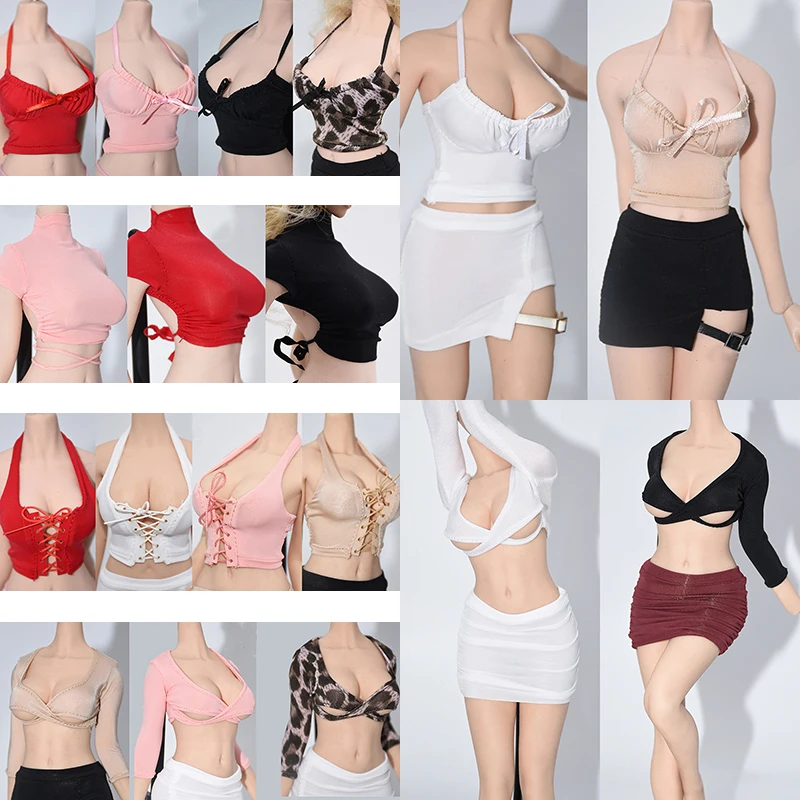 1/6 Scale Female Ice Silk Hollow Breast Vest Sexy Low-cut Sling Top Mini Hip Skirt Fit 12'' S38 S39 S42 S43 TBL PH Action Figure
1/6 Scale Female Ice Silk Hollow Breast Vest Sexy Low-cut Sling Top Mini Hip Skirt Fit 12'' S38 S39 S42 S43 TBL PH Action Figure