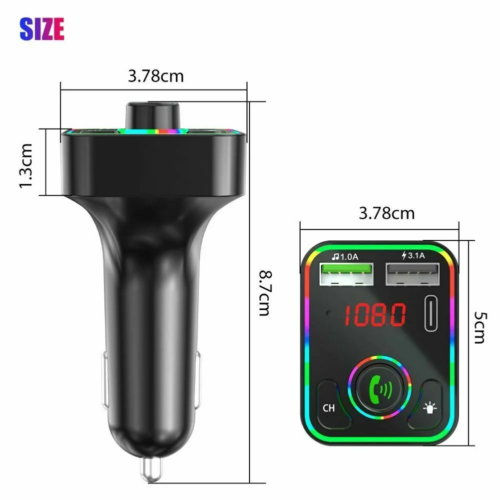 Car Electronics Accessories Bluetooth 5.0 USB Charger FM Transmitter Wireless In Car Radio MP3 Player Handsfree Equippments
Car Electronics Accessories Bluetooth 5.0 USB Charger FM Transmitter Wireless In Car Radio MP3 Player Handsfree Equippments