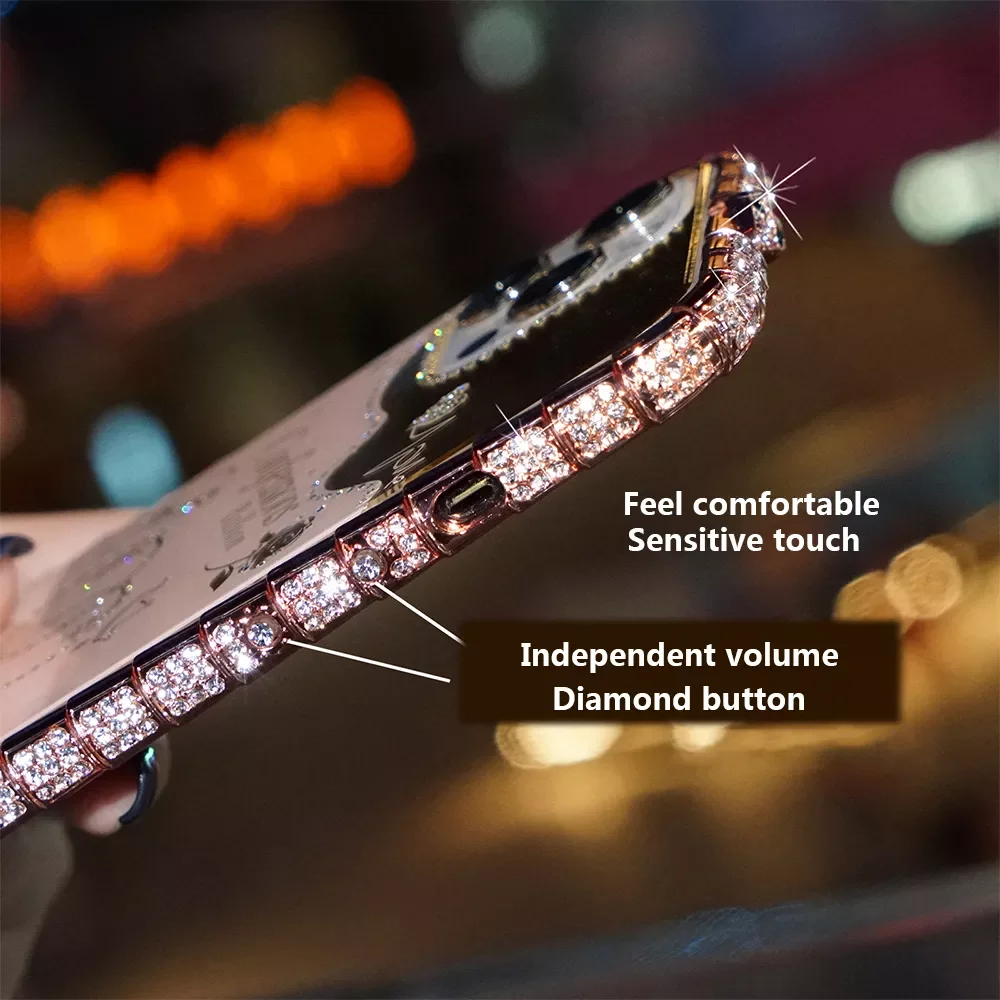 Bling Diamond Inlay Snake Metal Bumper For iPhone 11 12 13 Pro Max XR X Max 8 7 Plus SE 2020 Mini Frame Acrylic Back Case
Bling Diamond Inlay Snake Metal Bumper For iPhone 11 12 13 Pro Max XR X Max 8 7 Plus SE 2020 Mini Frame Acrylic Back Case