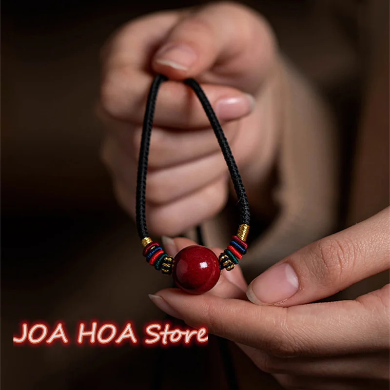 Newest Cinnabar Clavicle Chain Women's Exquisite Fashion Necklace Pendant Ornament Gift Men Women Couples FINE Jewelry
Newest Cinnabar Clavicle Chain Women's Exquisite Fashion Necklace Pendant Ornament Gift Men Women Couples FINE Jewelry