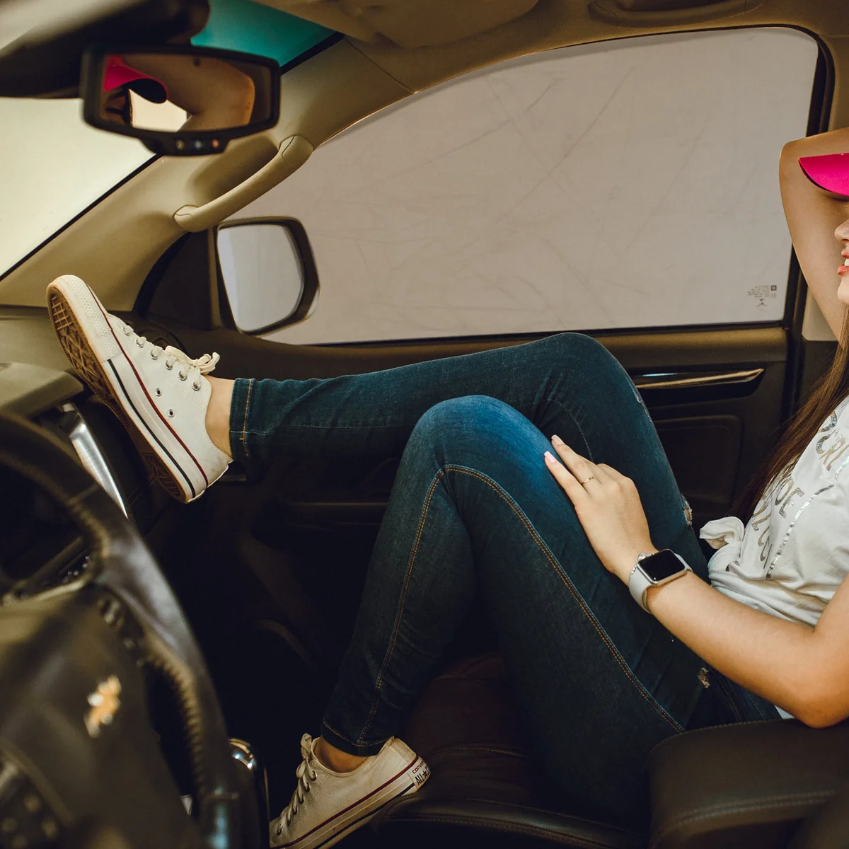 Sun Visor Car Window Interior Sunshade Shade Foldable Summer Curtains Block Mesh Screen Light Curtain Shielding Blocker Rays Uv
Sun Visor Car Window Interior Sunshade Shade Foldable Summer Curtains Block Mesh Screen Light Curtain Shielding Blocker Rays Uv