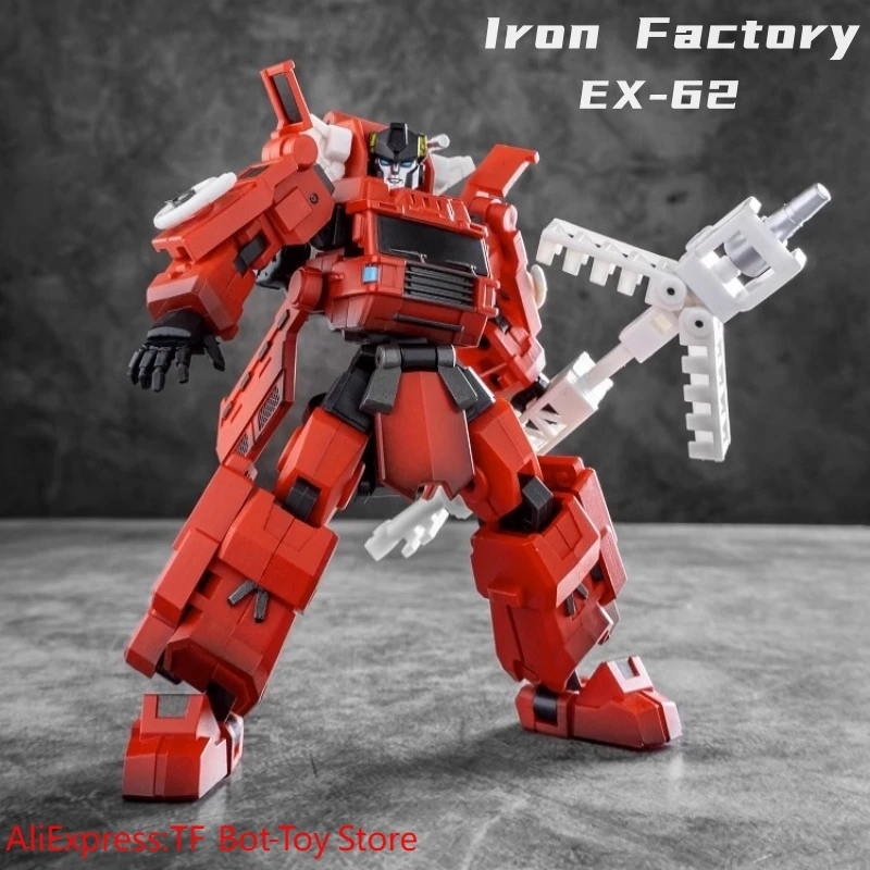 

【IN STOCK】Iron Factory Transformation Iron Samurai Series IF EX-62 EX62 Inferno Mini Action Figure Robot Toys