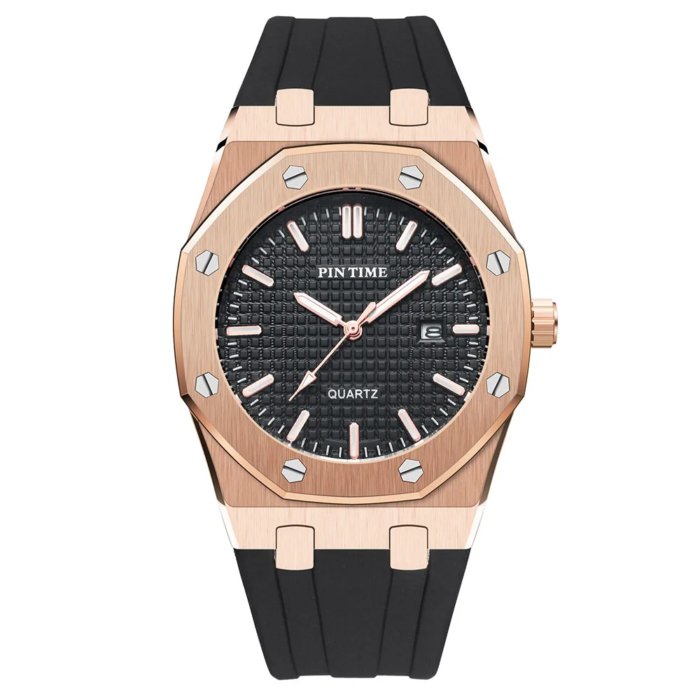 Brand Sports Men's Quartz Watch Casual Large Dial Calendar Waterproof Hand Clock Business Male's Silicone Strap Wristwatch
Brand Sports Men's Quartz Watch Casual Large Dial Calendar Waterproof Hand Clock Business Male's Silicone Strap Wristwatch