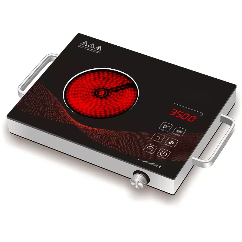 220V/ 110V 3500w electric ceramic stove household cooktop infrared cooker furnace
220V/ 110V 3500w electric ceramic stove household cooktop infrared cooker furnace