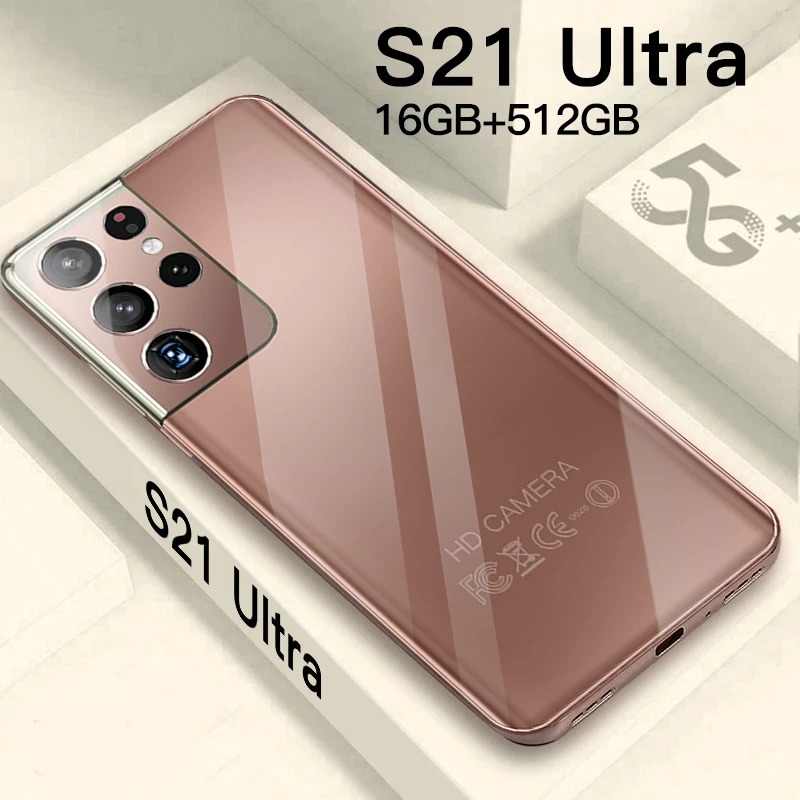 Global Smartphone S21 Ultra Cellphones Android 10.0 Mobile Phones 16GB+512GB Unlock SmartPhones Celulares 5G Cell Phones
Global Smartphone S21 Ultra Cellphones Android 10.0 Mobile Phones 16GB+512GB Unlock SmartPhones Celulares 5G Cell Phones