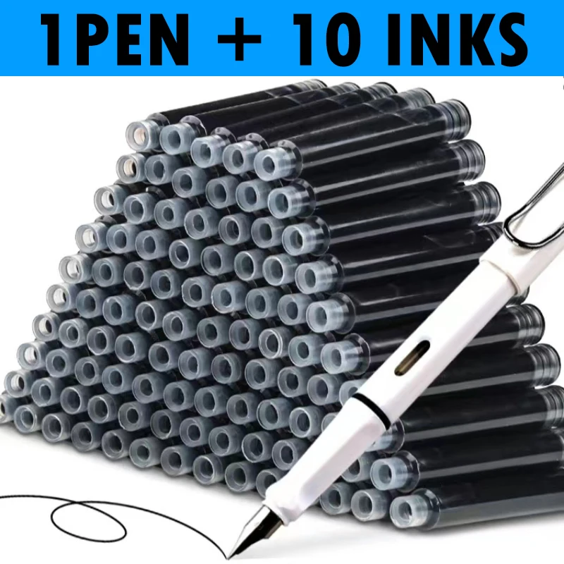 Calligraphy For Supply Replaceable Writing 0.38mm Pen Office Pens Set School Supplies Multifunction Stationery Fountain
Calligraphy For Supply Replaceable Writing 0.38mm Pen Office Pens Set School Supplies Multifunction Stationery Fountain