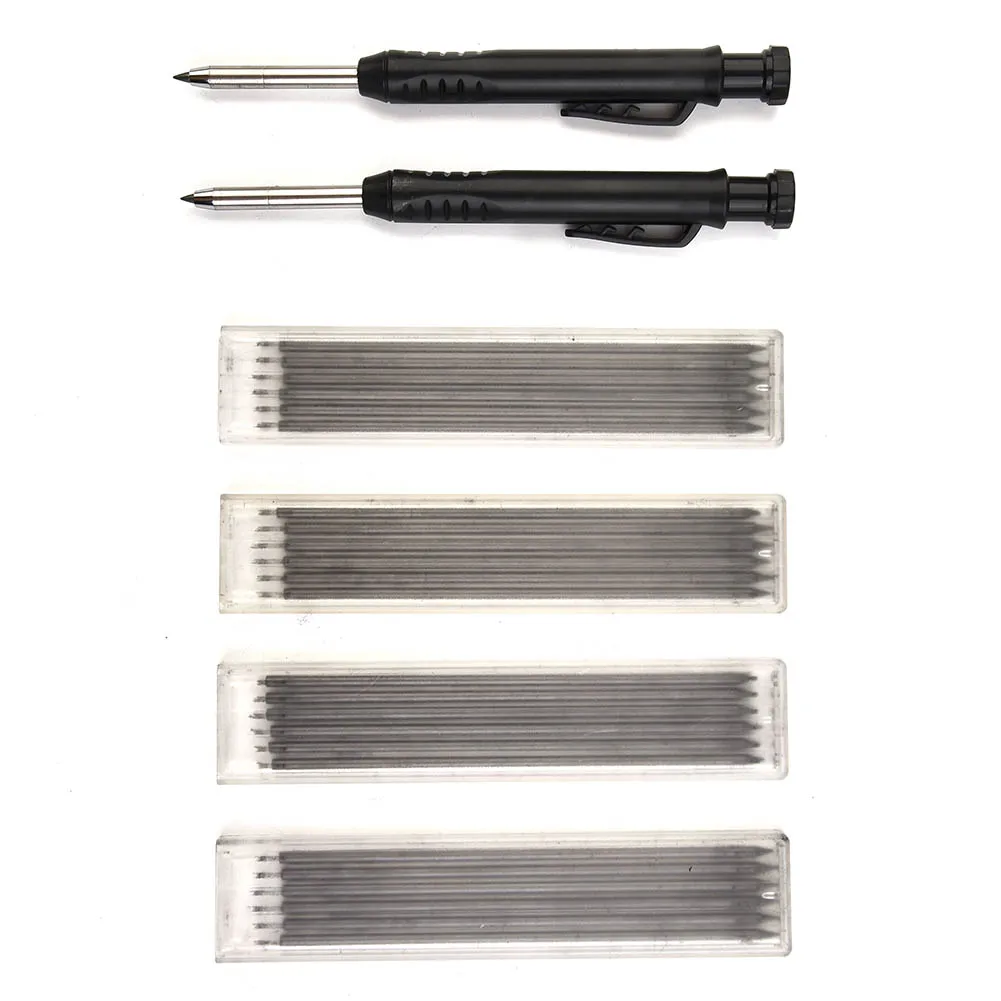 Carpenter Pencils Woodworking Pen Woodworking Tools ABS+Metal Comfortable Enough Quantity Solid Deep Hole Pen Top Materials
Carpenter Pencils Woodworking Pen Woodworking Tools ABS+Metal Comfortable Enough Quantity Solid Deep Hole Pen Top Materials