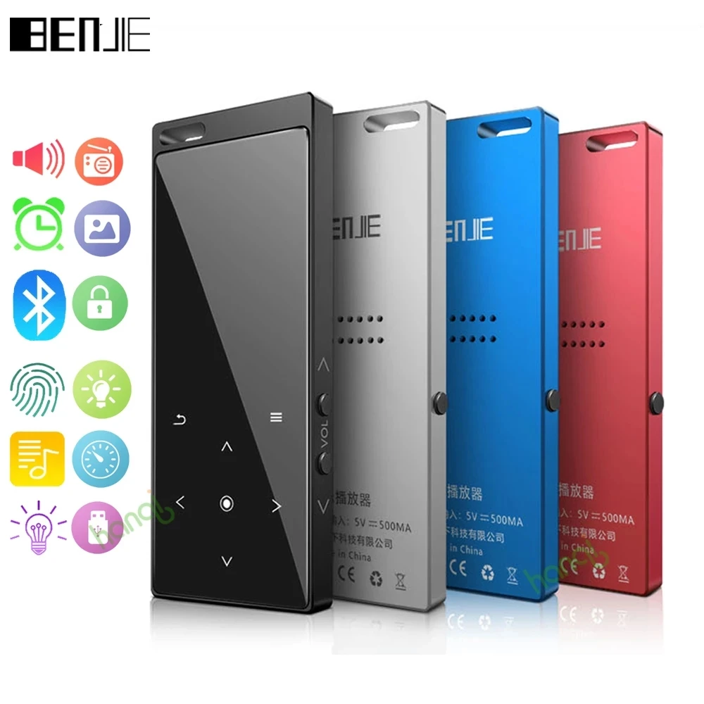 Original Benjie M3 Bluetooth MP3 Player Portable Audio 8GB with Built-in Speaker Music Player Recorder FM Radio Support TF Card
Original Benjie M3 Bluetooth MP3 Player Portable Audio 8GB with Built-in Speaker Music Player Recorder FM Radio Support TF Card