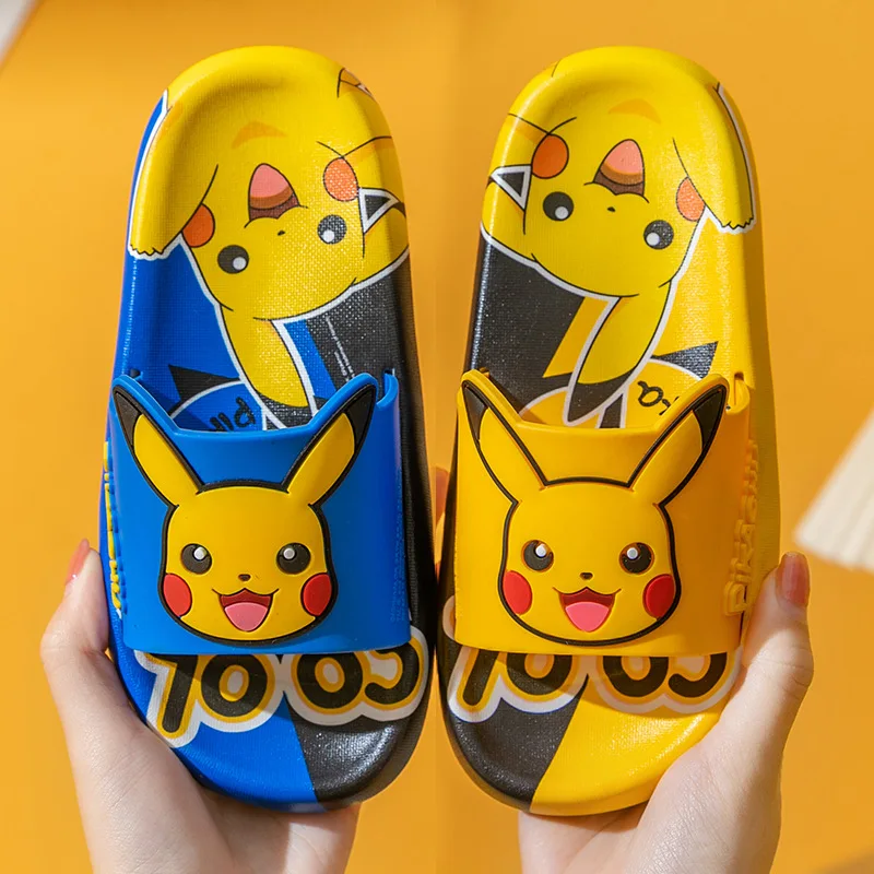 Pokémon Kids Cartoon Slippers Open Toe Pikachu New Non-slip Indoor Bathroom Flip Flops Girls ToddlersOutside Summer Beach Sandal
Pokémon Kids Cartoon Slippers Open Toe Pikachu New Non-slip Indoor Bathroom Flip Flops Girls ToddlersOutside Summer Beach Sandal