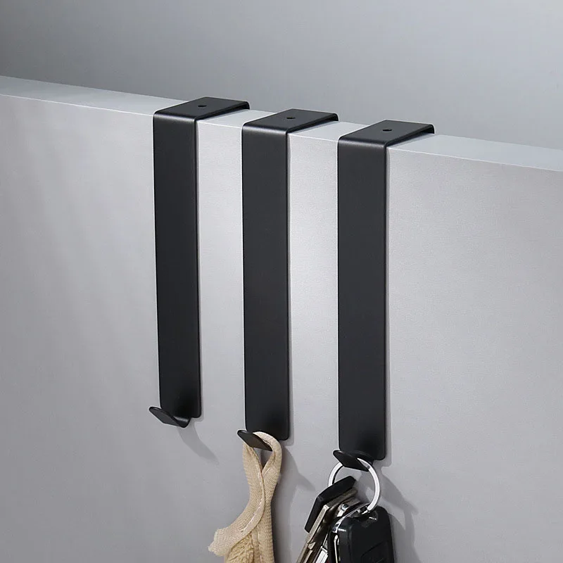 Door Hooks Stainless Steel Storage Holder Rack Hook For Kitchen Cabinet Clothes Hanger Living Room Sundries Hook Behind The Door
Door Hooks Stainless Steel Storage Holder Rack Hook For Kitchen Cabinet Clothes Hanger Living Room Sundries Hook Behind The Door