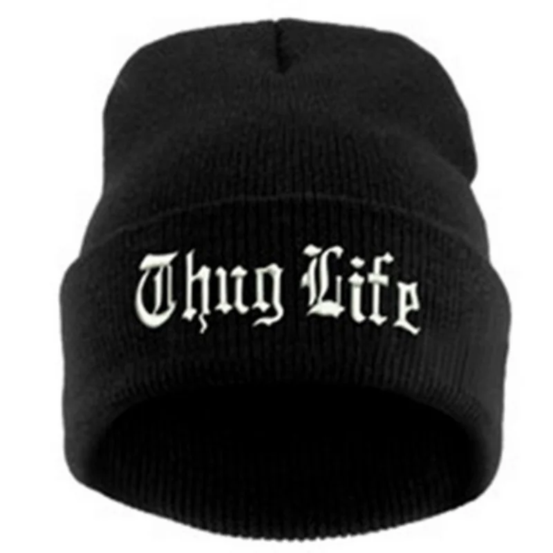 Новинка, облегающая шапка THUG LIFE с черными буквами, модные мужские облегающие шапки унисекс в стиле хип-хоп, вязаные шапки для женщин, шапочки...
Новинка, облегающая шапка THUG LIFE с черными буквами, модные мужские облегающие шапки унисекс в стиле хип-хоп, вязаные шапки для женщин, шапочки...