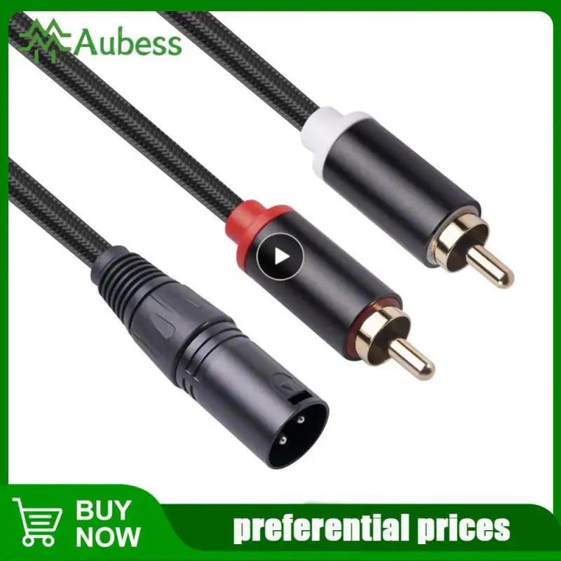Female Audio Cable For Mixing Console Male To 2 Xlr 3 Pin Male Hifi Audio Card Adapter Cable For Microphone For Tape Recorder
Female Audio Cable For Mixing Console Male To 2 Xlr 3 Pin Male Hifi Audio Card Adapter Cable For Microphone For Tape Recorder