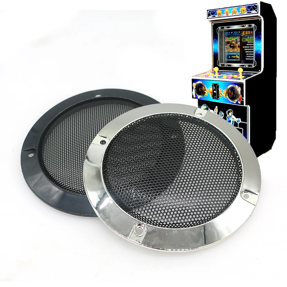 10pcs 4 Inch 12cm Silver Speaker Protective Grille Net With Protective Black Iron Mesh DIY Audio Arcade Games Cabinet Decorative
10pcs 4 Inch 12cm Silver Speaker Protective Grille Net With Protective Black Iron Mesh DIY Audio Arcade Games Cabinet Decorative