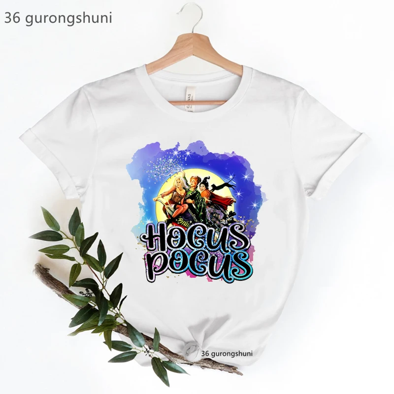 Акварельные блестящие футболки с графическим принтом Hocus, женская одежда, забавная белая футболка в подарок на Хэллоуин, женская футболка в ...
Акварельные блестящие футболки с графическим принтом Hocus, женская одежда, забавная белая футболка в подарок на Хэллоуин, женская футболка в ...