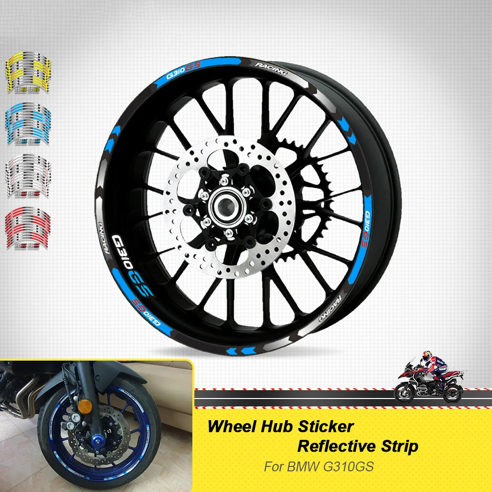 For BMW G310GS G310 GS G 310 GS g310gs Motorcycle Wheels Sticker Rim Tire Reflective Stripe Accessories Decorative Decals Set
For BMW G310GS G310 GS G 310 GS g310gs Motorcycle Wheels Sticker Rim Tire Reflective Stripe Accessories Decorative Decals Set