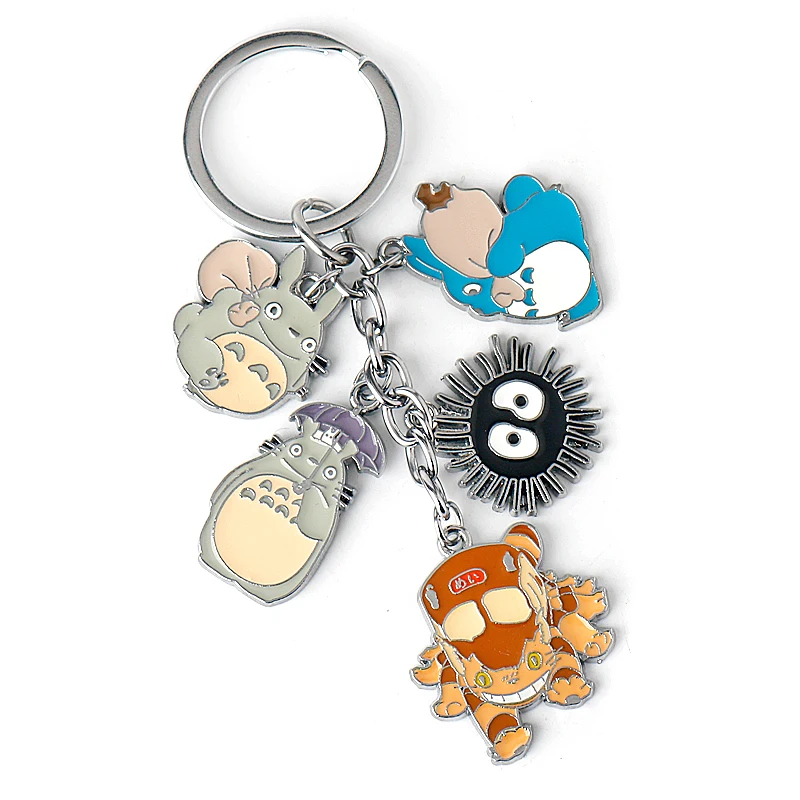 Cute Totoro Animal Keyring Men or Women Keychain Women Trinket Metal Key Chains Car Bag Pendent Charm
Cute Totoro Animal Keyring Men or Women Keychain Women Trinket Metal Key Chains Car Bag Pendent Charm