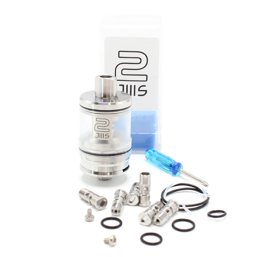 Дрип-тип SXK Monarchy JIIIS V2 mtl rta 23 мм, 2,5 мл, с регулируемым потоком воздуха, изготовлен из материала 316ss, 510
Дрип-тип SXK Monarchy JIIIS V2 mtl rta 23 мм, 2,5 мл, с регулируемым потоком воздуха, изготовлен из материала 316ss, 510
