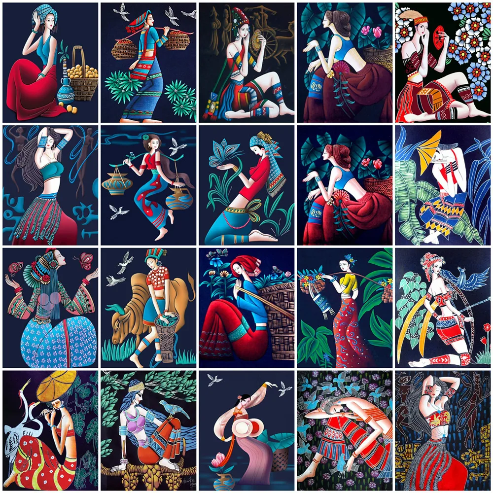 HUACAN Picture By Numbers Girl Portrait Kits DIY Frame Drawing On Canvas Oil Painting Woman For Adult HandPainted 50x65cm
HUACAN Picture By Numbers Girl Portrait Kits DIY Frame Drawing On Canvas Oil Painting Woman For Adult HandPainted 50x65cm