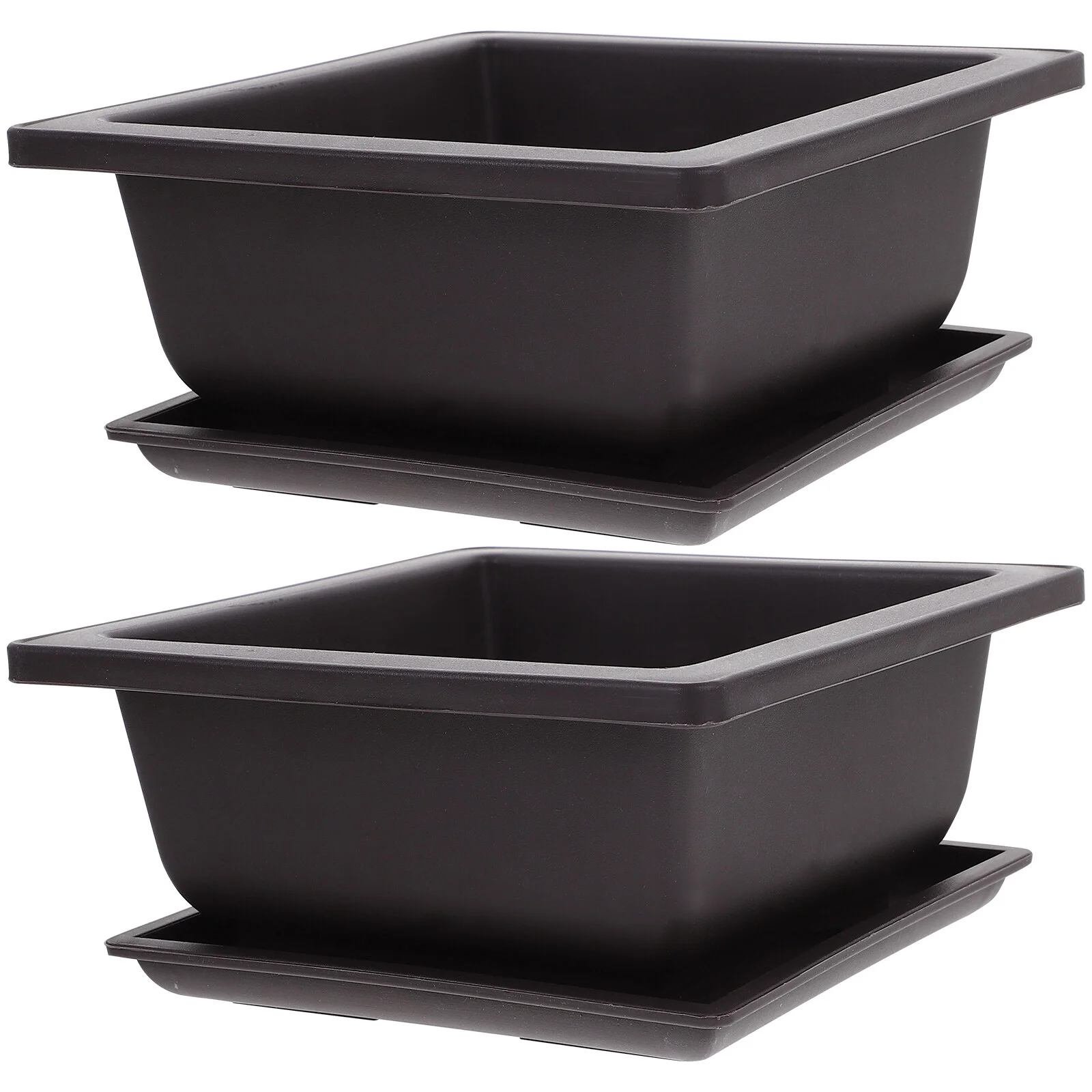 2 Sets Container Planter Pots Bonsai Plastic Trays Plants Garden Funny Flowerpots Office
2 Sets Container Planter Pots Bonsai Plastic Trays Plants Garden Funny Flowerpots Office
