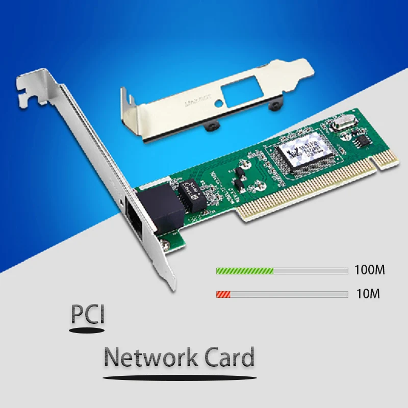 Game PCI Network Card Ethernet Fast Ethernet RJ-45 LAN Adapter for Desktop PCI to Ethernet computer accessories gaming adaptive
Game PCI Network Card Ethernet Fast Ethernet RJ-45 LAN Adapter for Desktop PCI to Ethernet computer accessories gaming adaptive