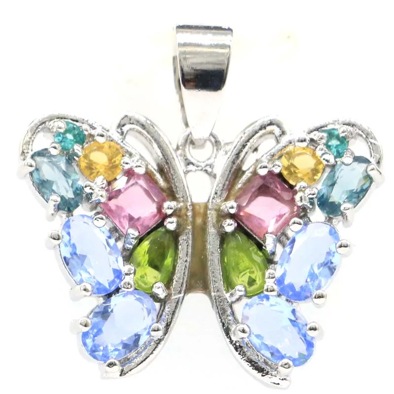 Купите 3 и получите 1 в подарок красивая серебряная подвеска форме бабочки разных