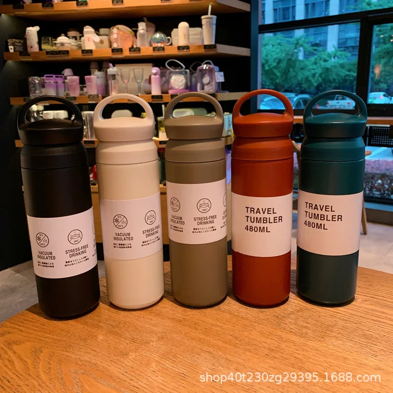 Double Layer Thermos Bottle Stainless Steel Insulated Water Bottle With Handle Vacuum Thermal Flask Tea Coffee Mug Drinking
Double Layer Thermos Bottle Stainless Steel Insulated Water Bottle With Handle Vacuum Thermal Flask Tea Coffee Mug Drinking