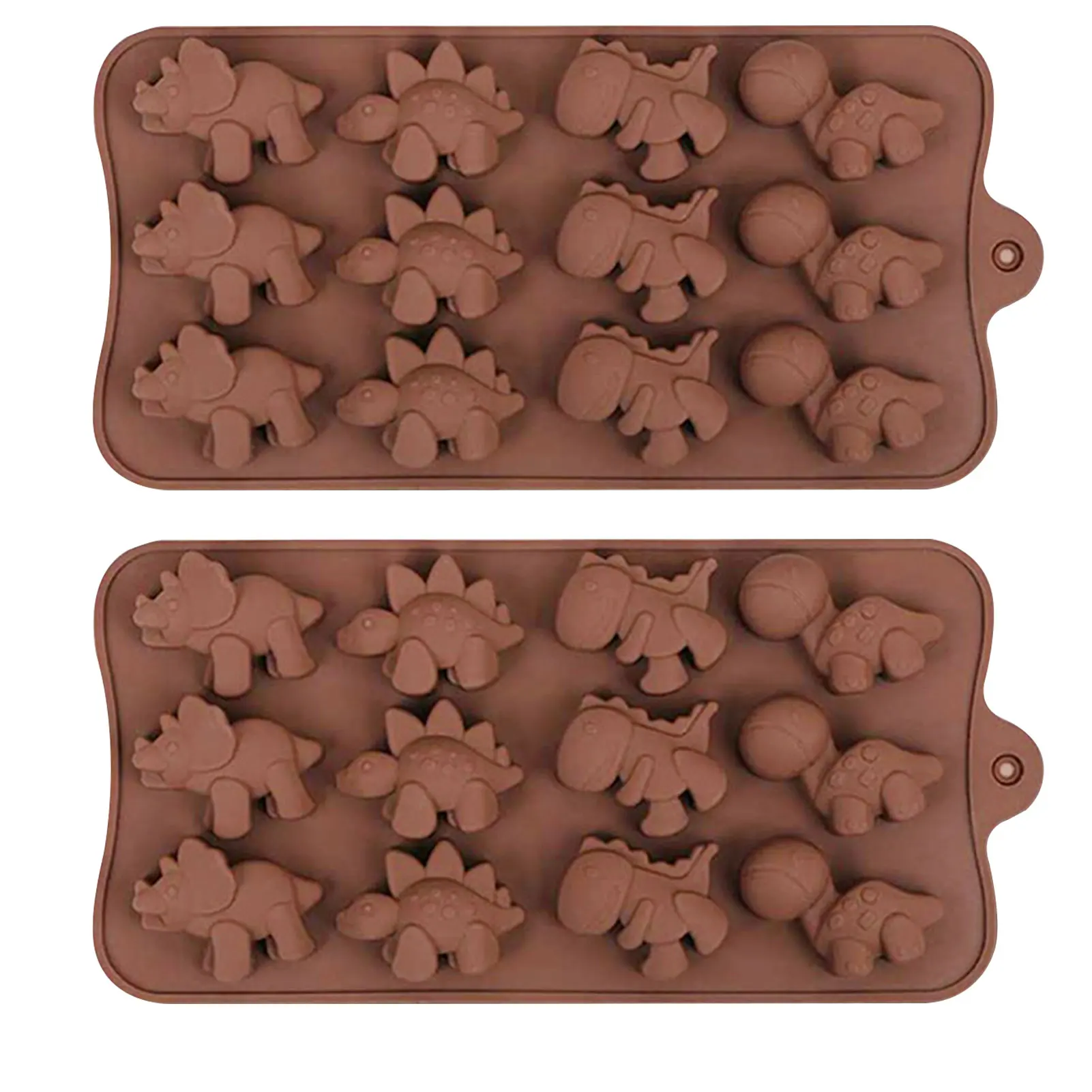 2Pcs 12 Cavity Cartoon Dinosaur Shape Fondant Cake Silicone Mold Chocolate Pudding Mould Pastry Baking Mold Cake Decorating Tool
2Pcs 12 Cavity Cartoon Dinosaur Shape Fondant Cake Silicone Mold Chocolate Pudding Mould Pastry Baking Mold Cake Decorating Tool
