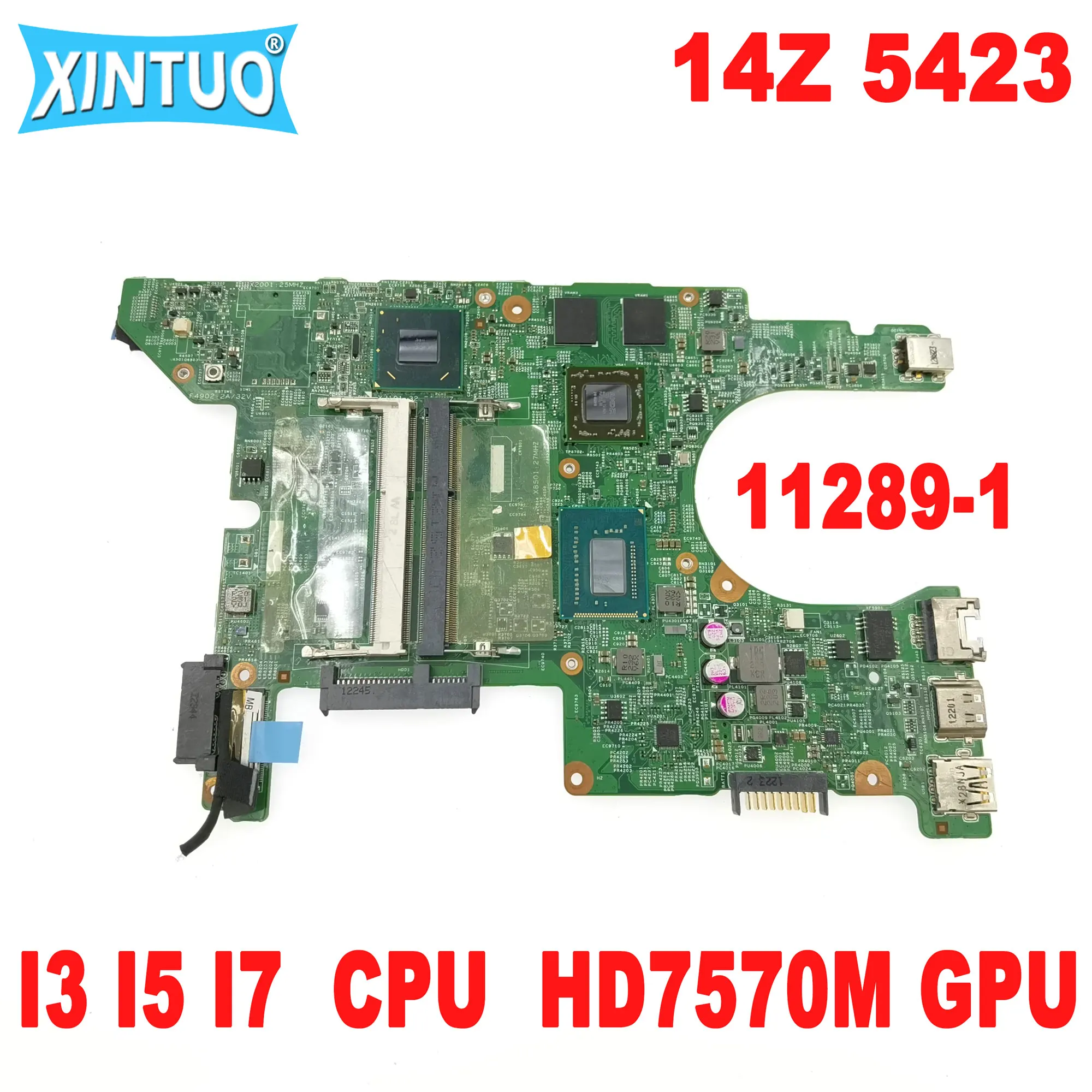 Материнская плата DMB40 11289-1 для ноутбука Dell Inspiron 14Z 5423, материнская плата CN-0MNP9F 0MNP9F MNP9F с процессором I3 I5 I7 HD7570M DDR3
Материнская плата DMB40 11289-1 для ноутбука Dell Inspiron 14Z 5423, материнская плата CN-0MNP9F 0MNP9F MNP9F с процессором I3 I5 I7 HD7570M DDR3