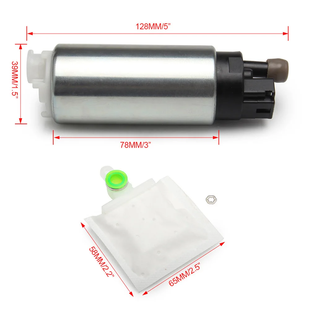 High Quality Hot Durable Fuel Pump Gasoline 12V 225 LPH 255lph Accessories Aluminum Alloy Electric 0.8MP GSS342
High Quality Hot Durable Fuel Pump Gasoline 12V 225 LPH 255lph Accessories Aluminum Alloy Electric 0.8MP GSS342